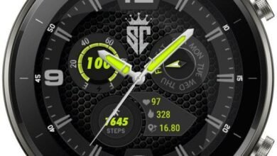 Grey HQ analog watch face theme