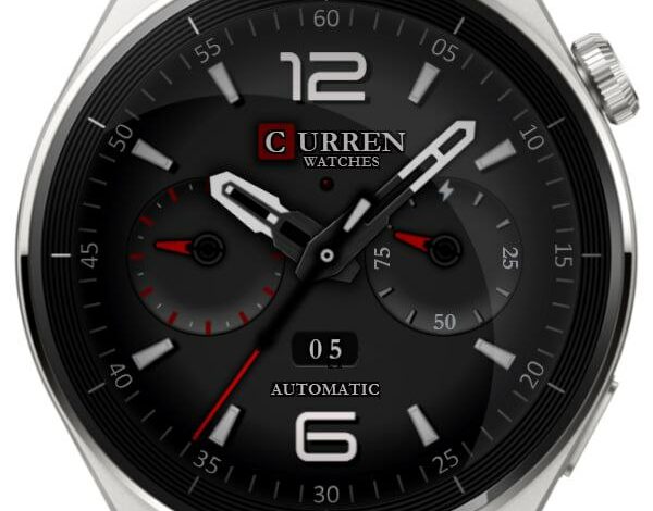 Curren watches ported HQ analog watch face theme