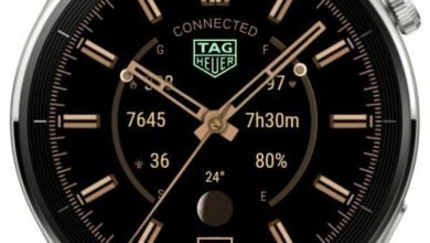Carrera tag heuer Gold watch face theme