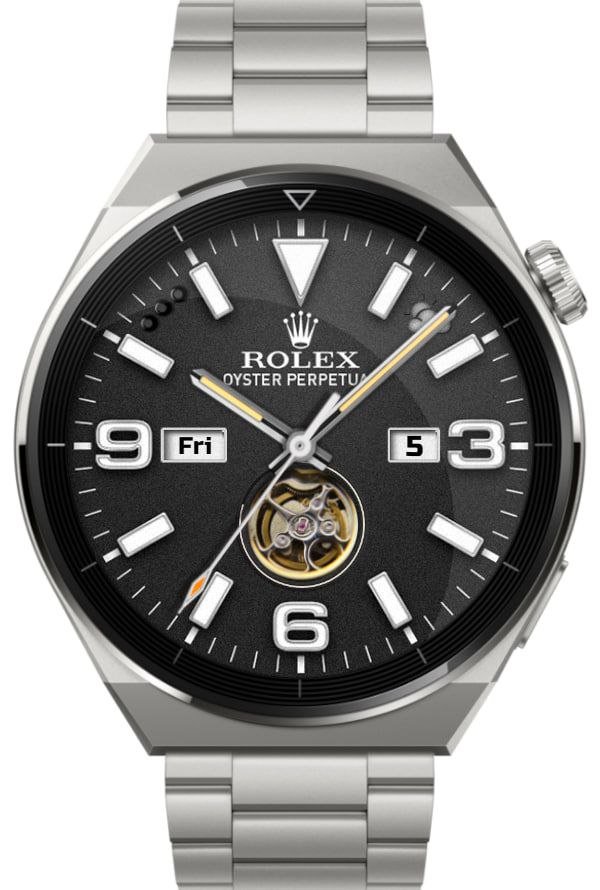 Rolex oyster Perpetual realistic watch face theme