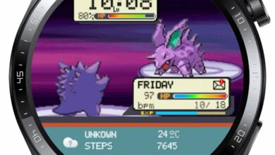 Pokemon battle animated watch face theme
