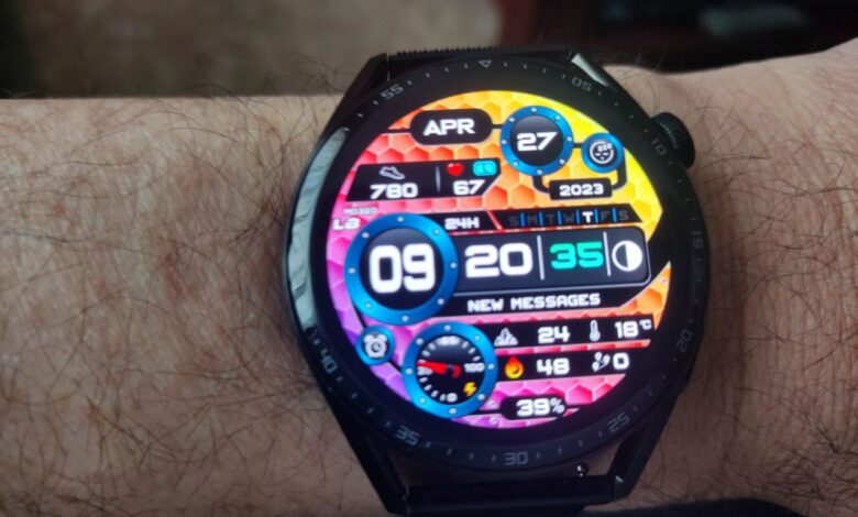 Samsung ported digital watch face theme
