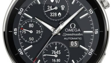 Omega speedmaster grey HQ Hybrid watchface theme