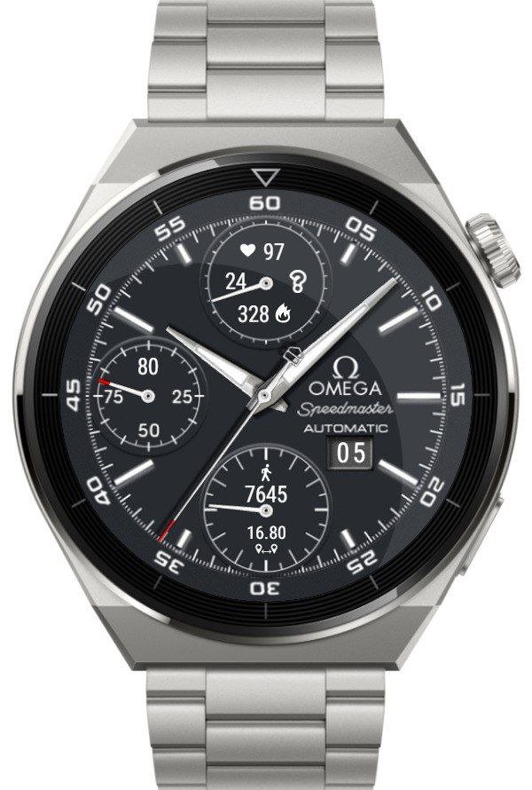 Omega speedmaster grey HQ Hybrid watchface theme