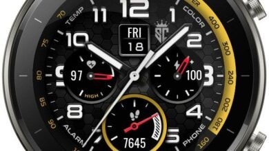 Black yellow HQ Hybrid watchface theme