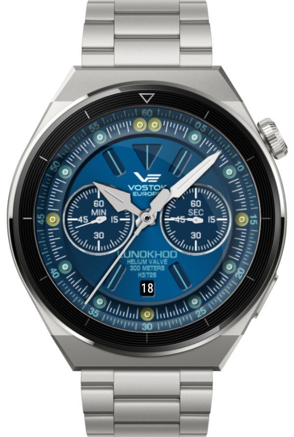Vostok lunokhod realistic watch face theme
