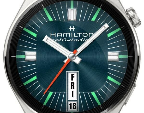 Hamilton Self winding realistic ported watch face theme