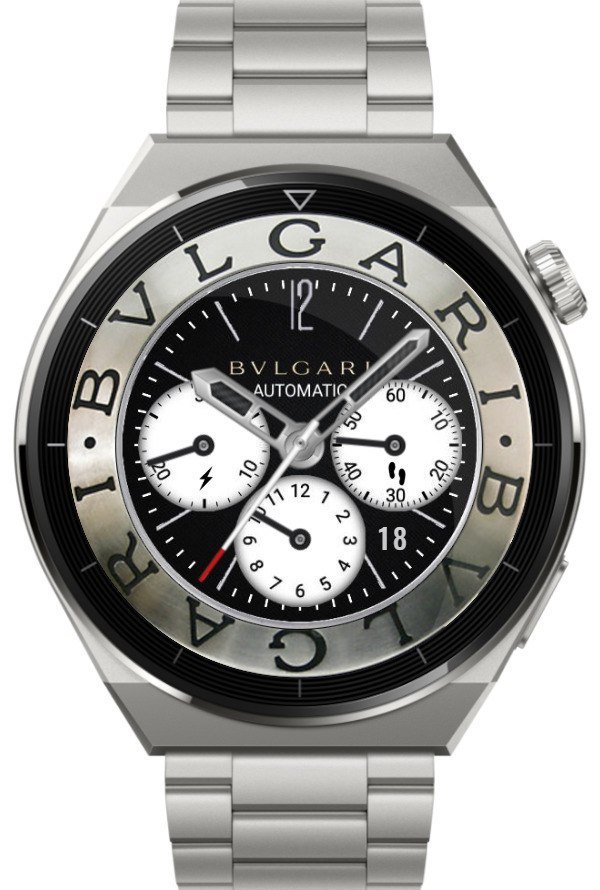 Bvlgari ported HQ realistic watch face theme