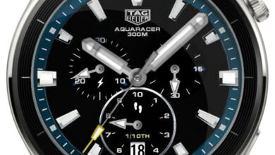 Carrera tag heuer aquaracer realistic watch face theme