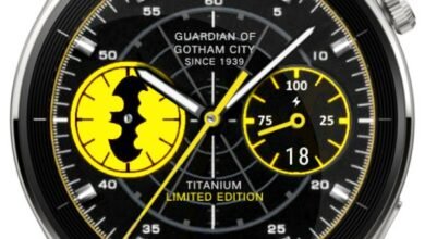 Batman titanium limited edition HQ watch face theme