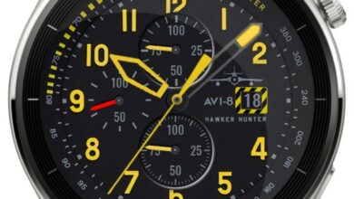 AVI-8 Hawker Hunter HQ watch face theme