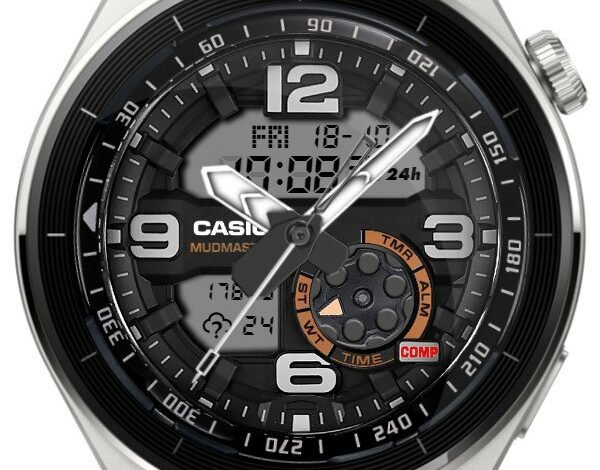 Casio Mudmaster HQ Hybrid watchface theme