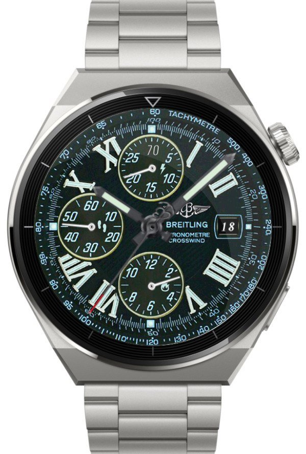 Breitling chronometer premier realistic ported watch face theme