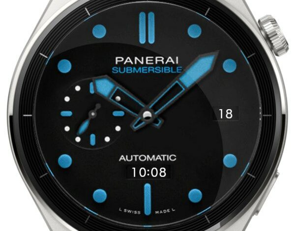 Panerai submersible realistic watch face theme