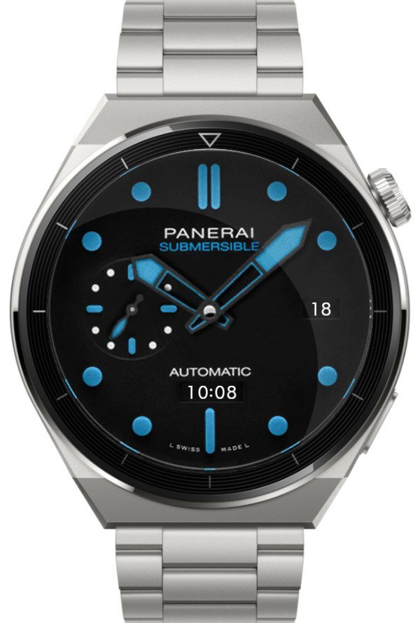 Panerai submersible realistic watch face theme