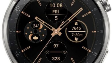 Bronze moon phase HQ metallic Hybrid watchface theme