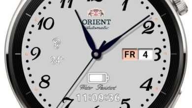 Orient HQ Hybrid watchface theme