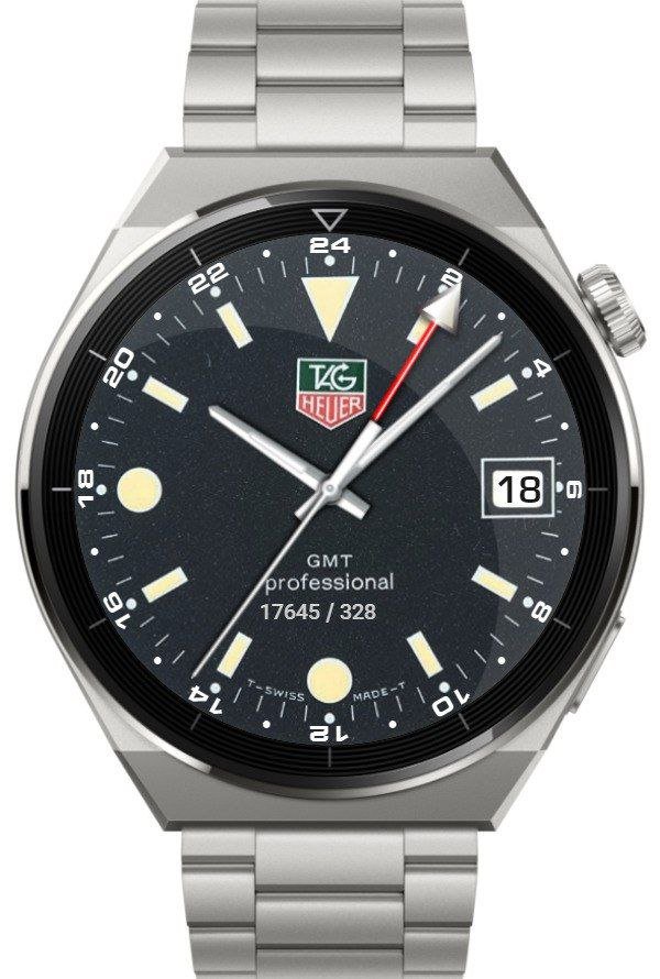 Carrera tag heuer GMT series ported HQ watch face theme