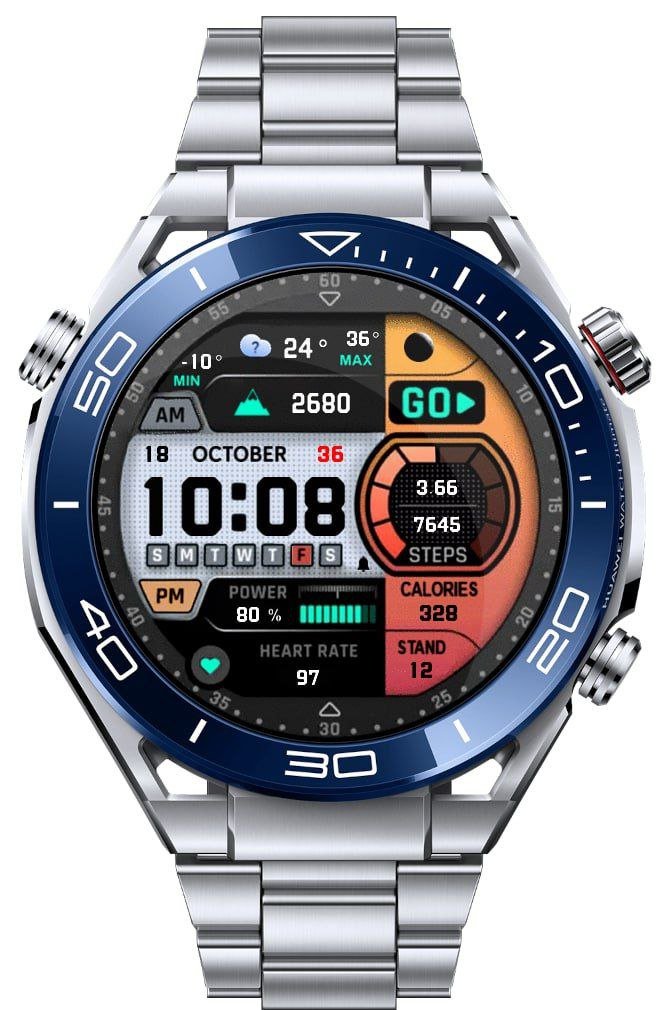 Watch Ultimate ported HQ hybrid watchface theme