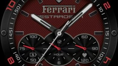 Ferrari ported HQ hybrid watchface theme