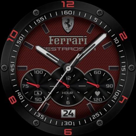 Ferrari ported HQ hybrid watchface theme