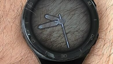 Transparent unique watch face theme