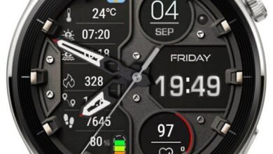 Clean and Clear HQ Hybrid watchface theme