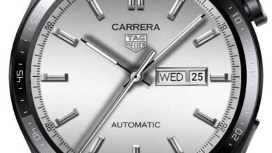 Metallic Carrera tag heuer HQ realistic ported watch face theme