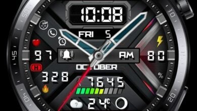 Dark throne hybrid watchface theme
