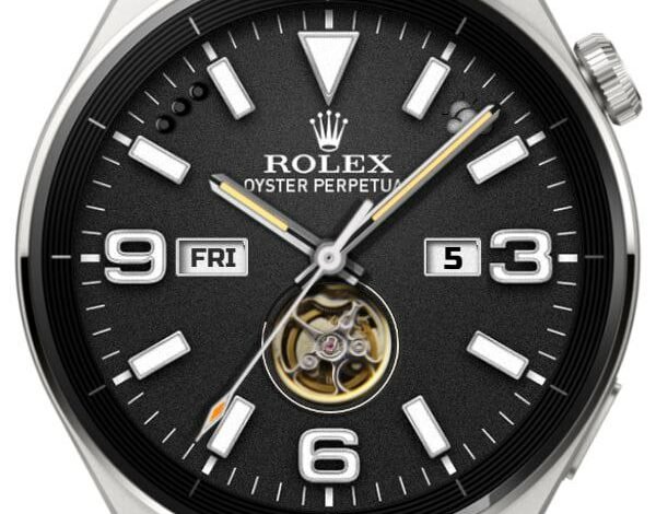 Rolex oyster Perpetual realistic watch face theme