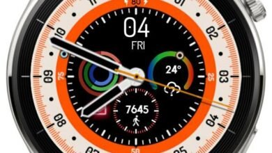 Apple watch 9 ported HQ hybrid watchface theme