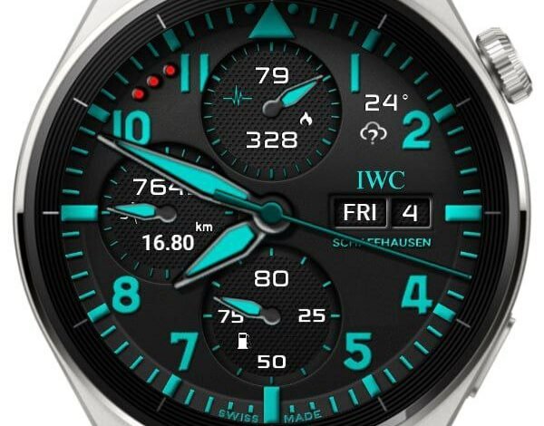 IWC SCHAFFHAUSEN REALISTIC HYBRID WATCHFACE THEME