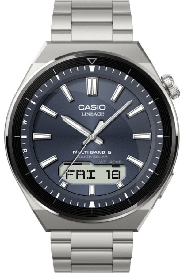 Casio Lineage HQ ported watch face theme