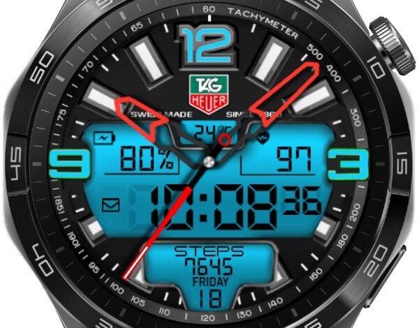 Carrera Tag heuer HQ hybrid theme with 5 color background