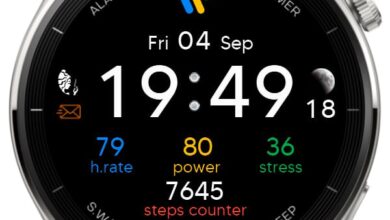 Google pixel ported HQ digital watch face theme