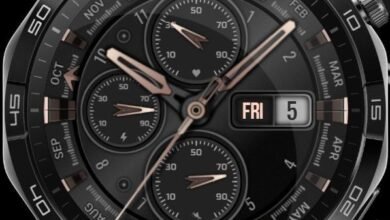 Bronze HQ Hybrid watchface theme