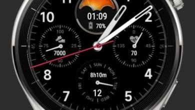Xiaomi ported HQ majestic black watch face theme