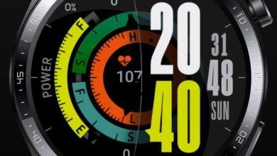Big fonts colorful HQ unique designed digital watchface theme
