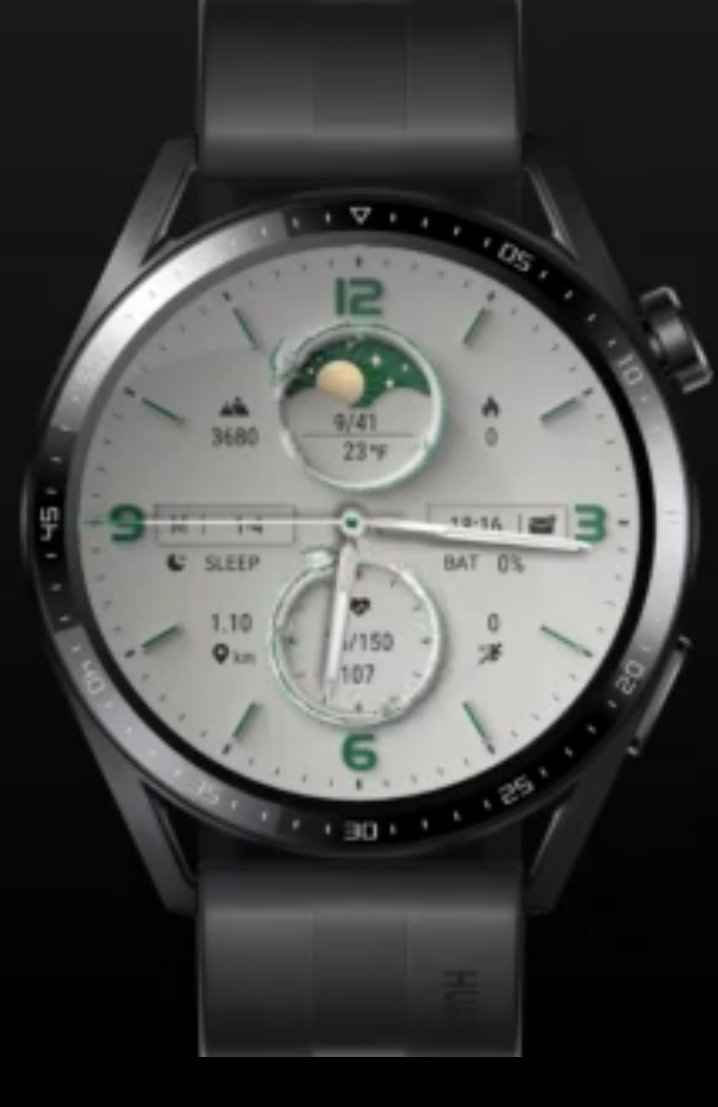 Animated dragon with Moon phase HQ Hybrid watchface theme