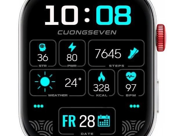 Clean and Clear watch face theme