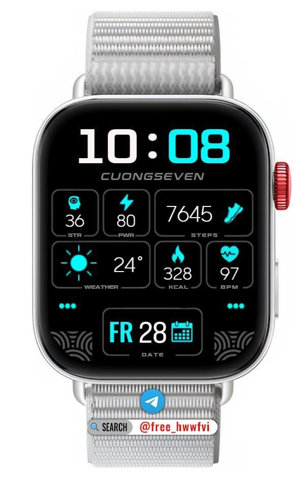 Clean and Clear watch face theme