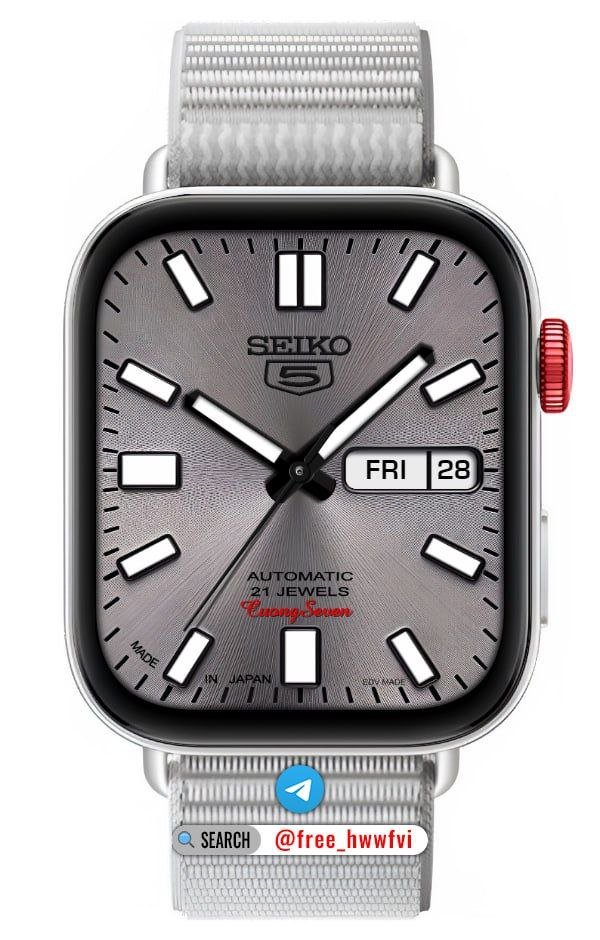 Seiko 5 HQ realistic watch face theme