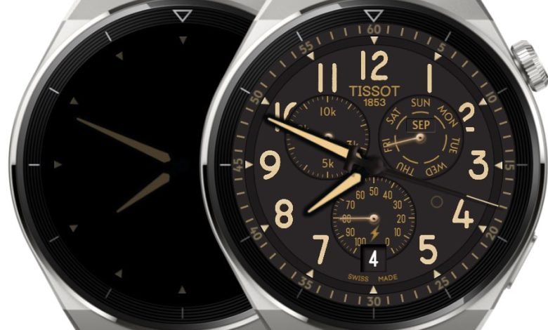 Tissot 1853 HQ realistic watch face
