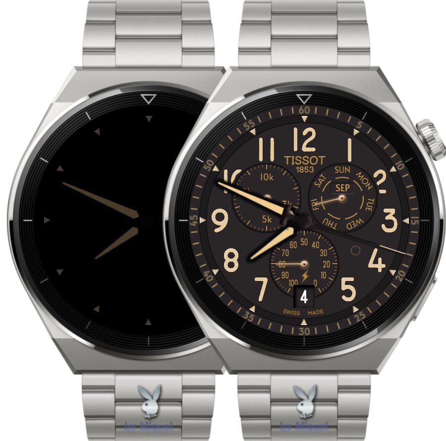 Tissot 1853 HQ realistic watch face