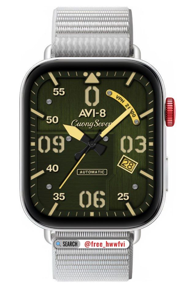 AVI-8 HQ realistic watch face theme