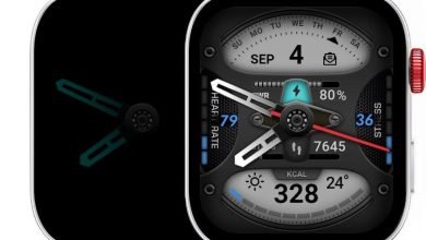 Dual LCD digital watch face theme