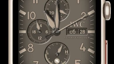IWC Schaffhausen realistic analog watch face theme