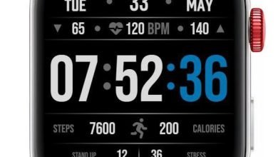 Full of widgets and shortcuts digital watch face theme