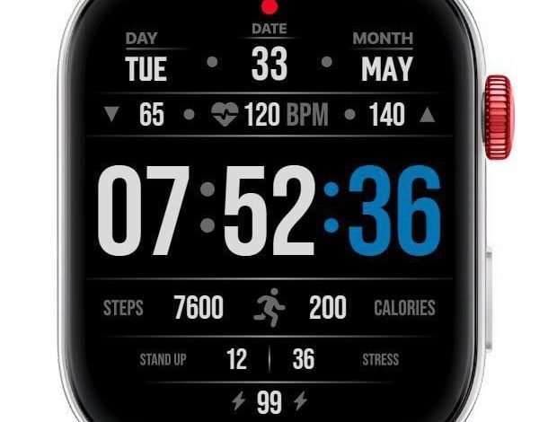 Full of widgets and shortcuts digital watch face theme