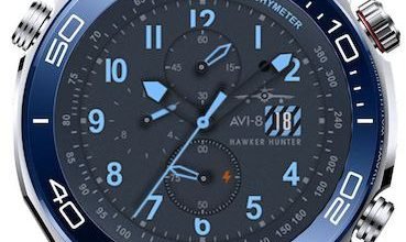 AVI-8 Hawker Hunter HQ realistic watch face theme